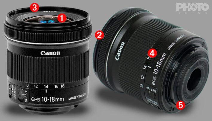 CANON EF-S 10-18 mm f/4.5-5.6 IS STM 